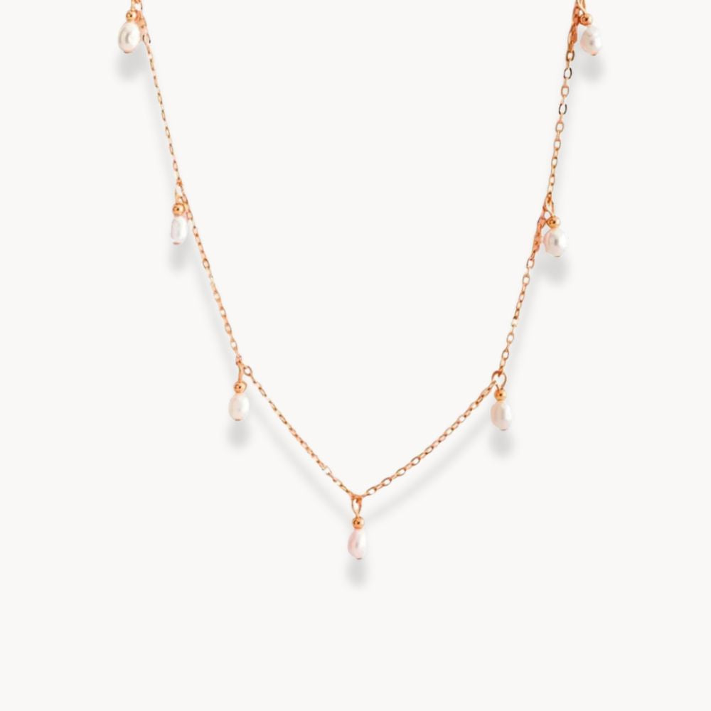 Pearls Pendant Chain Necklace