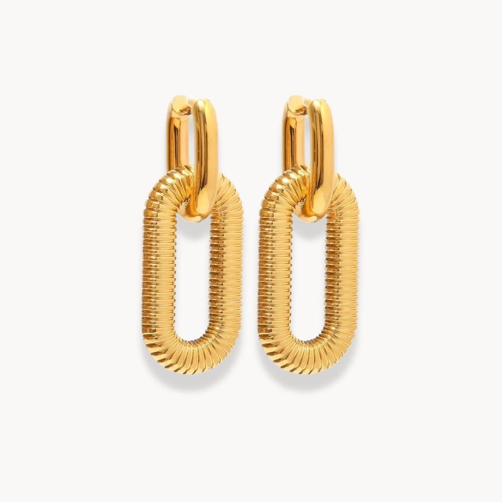 Chain Drop Earrings - Zafinne Jewelry