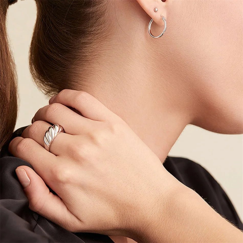 Classic Croissant Ring - Zafinne Jewelry