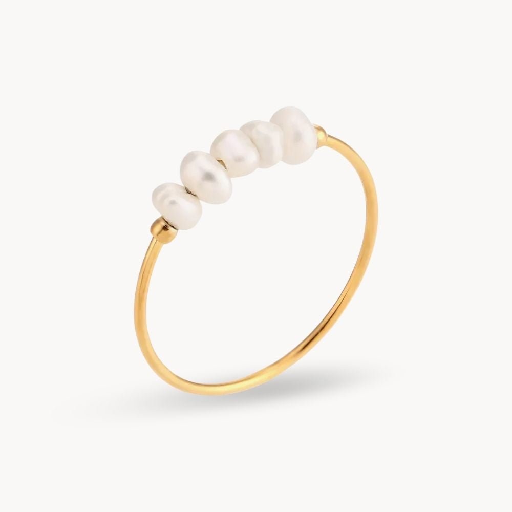 Freshwater Pearls Ring - Zafinne Jewelry