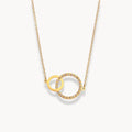 Loop Link Pendant Necklace - Zafinne Jewelry