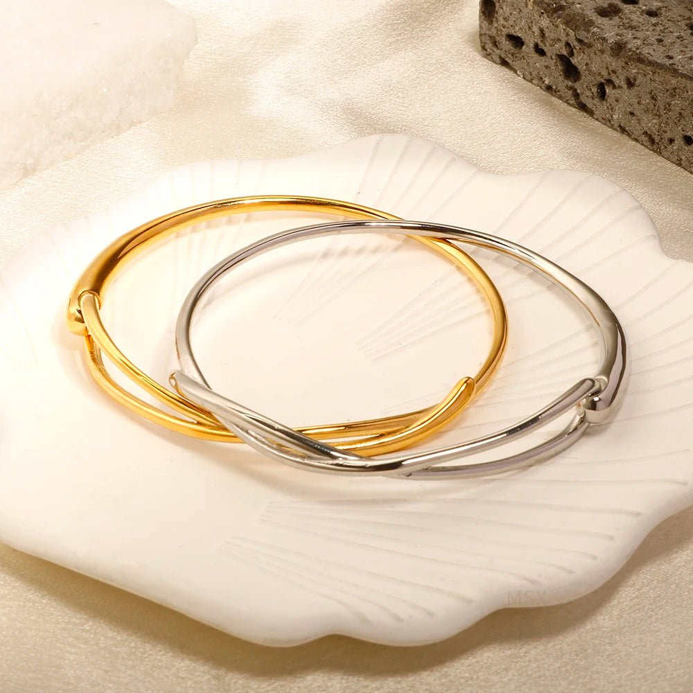Solid Cross Bracelet - Zafinne Jewelry