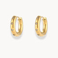 Stars Hoop Earrings - Zafinne Jewelry