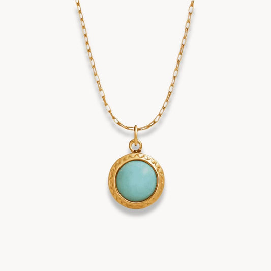 Amazon Stone Pendant Necklace - Zafinne Jewelry