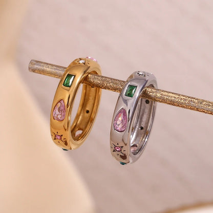 Color Gem Dome Ring - Zafinne Jewelry