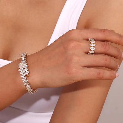 Crystal Royal Bracelet - Zafinne Jewelry