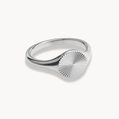 Round Wave Ring - Zafinne Jewelry